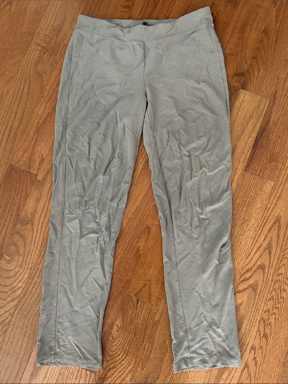 Eileen Fisher Straight Leg Stretch Crepe Viscose Pants XS